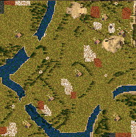 Рисунок карты река